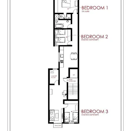 F5 2, Private Two Single Beds Shared Bathroom In Shared Flat